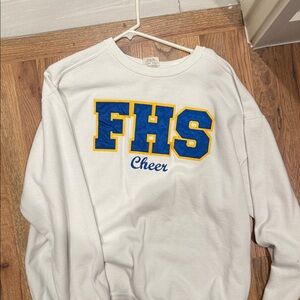 Comfort Colors White Sweatshirt